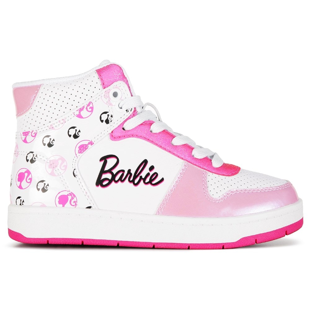 Pink Barbie Shoes Barbie Kids' Barbie High Top Sneaker Little Kid
