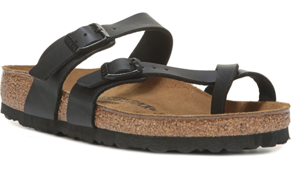 Birkenstock Women's Mayari Footbed Sandal Black, Sandals, Famous Footwear