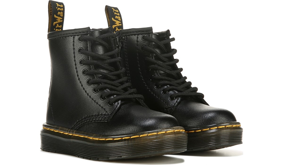 Very angry Father Sprinkle Dr. Martens Kids' Zavala Lace Up Boot Toddler | Famous Footwear