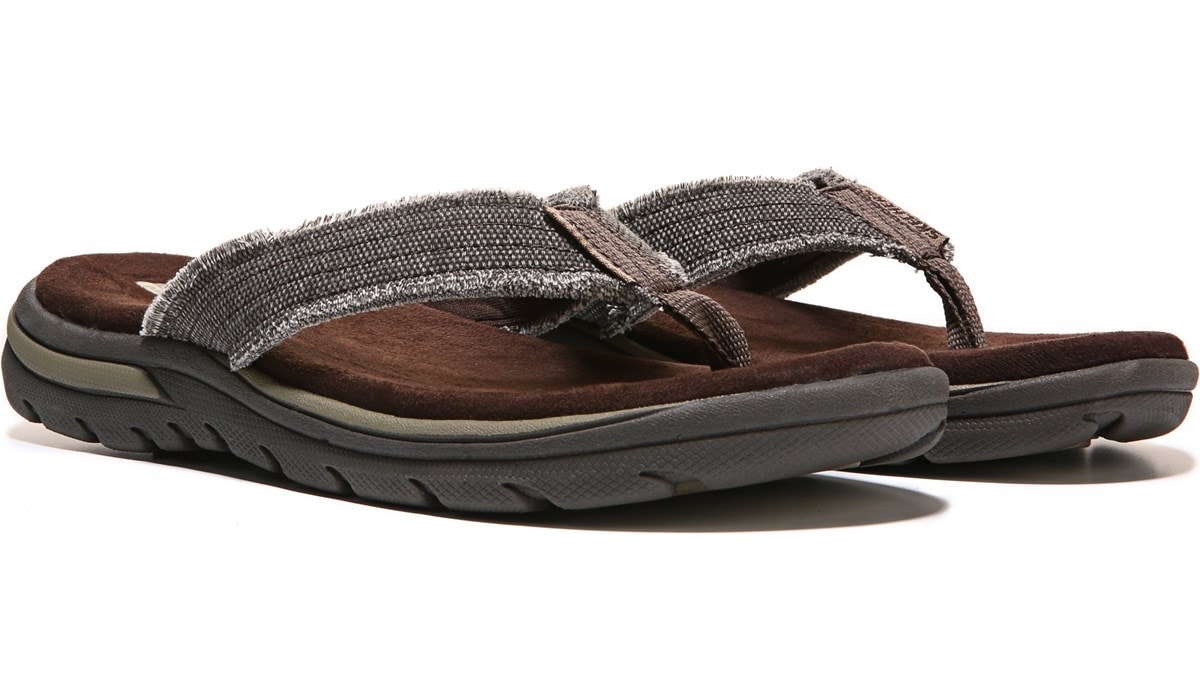 skechers mens toe post sandals