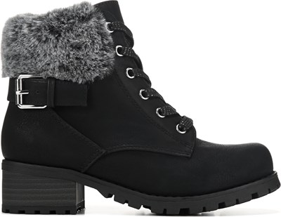 Kids' Rudell Lace Up Fur Boot Little/Big Kid