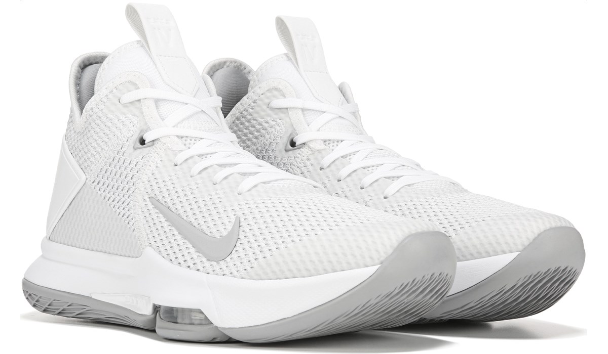 lebron white basketball shoes