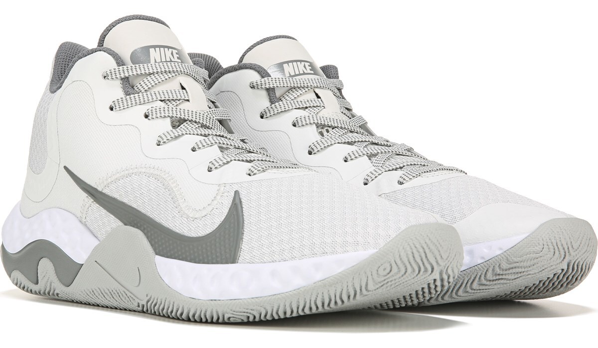 nike grey basketball shoes