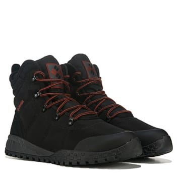 Columbia Men's Fairbanks Omni-Heat Waterproof Insulated Mid Winter Boots, Black, 11