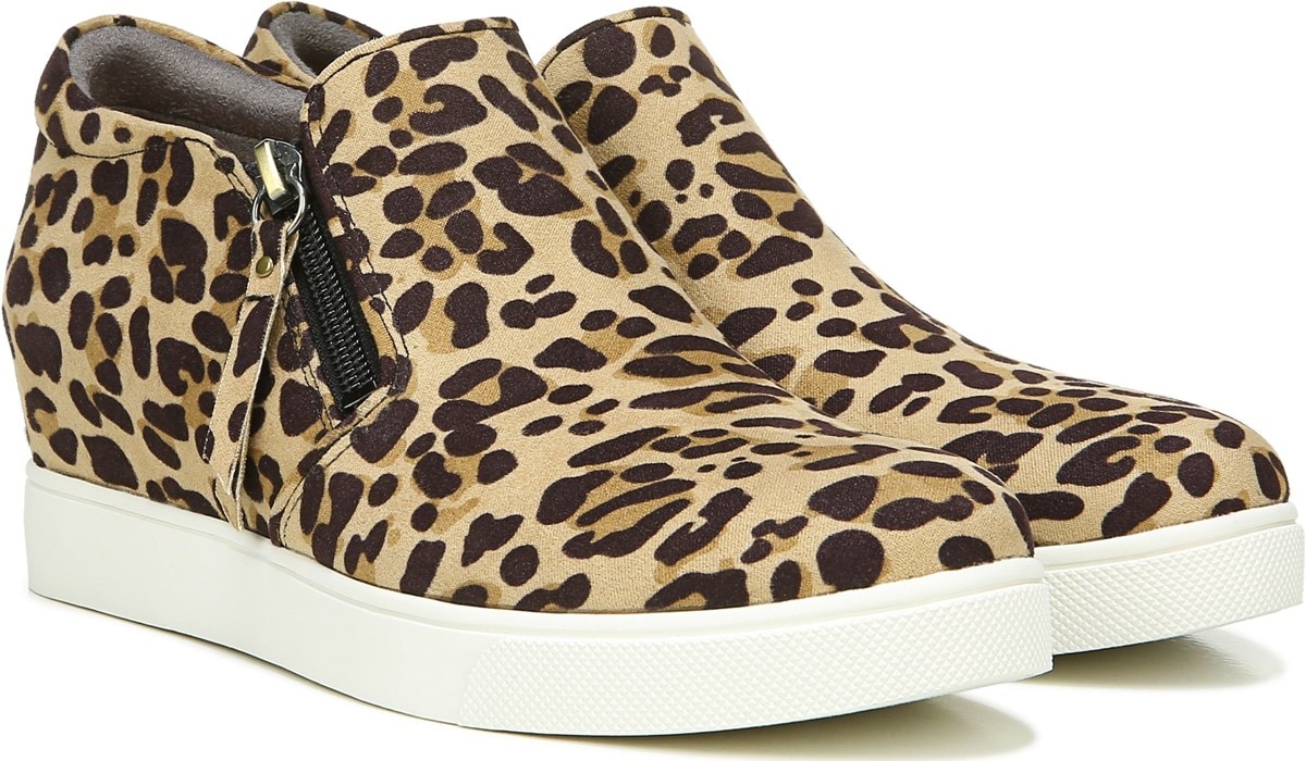 dr scholl's leopard sneakers