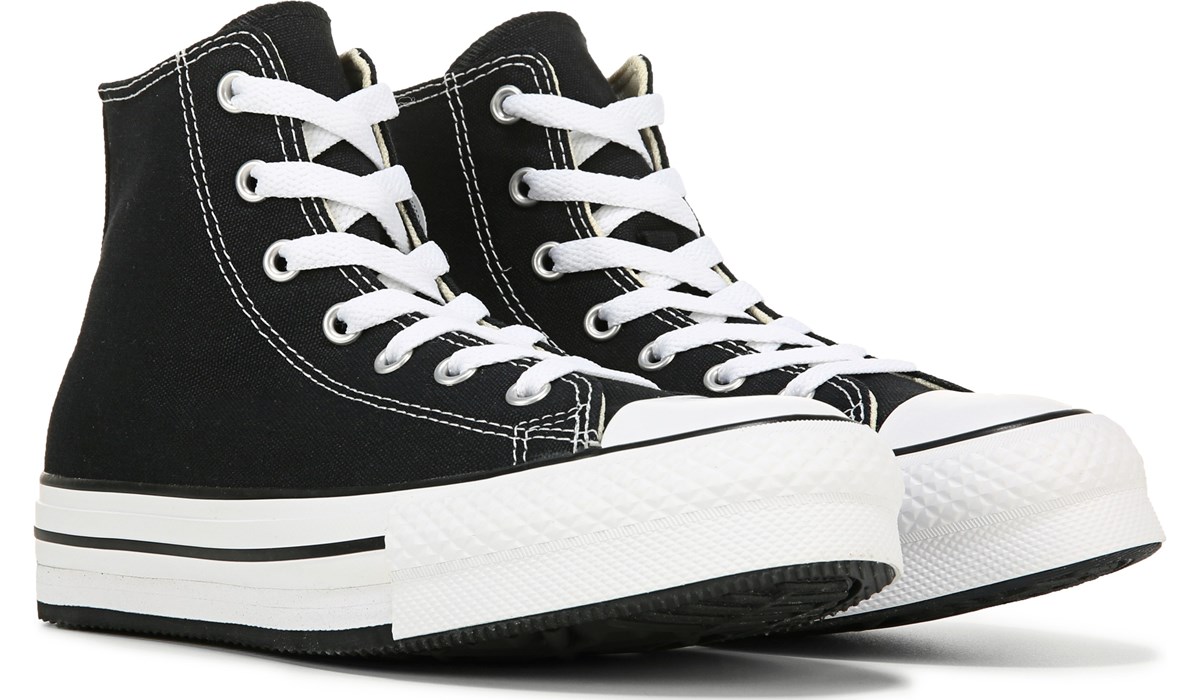 Converse Kids' Chuck Taylor All Star Lift High Top Sneaker Big Kid Black,  Sneakers and Athletic Shoes, Famous Footwear نعول