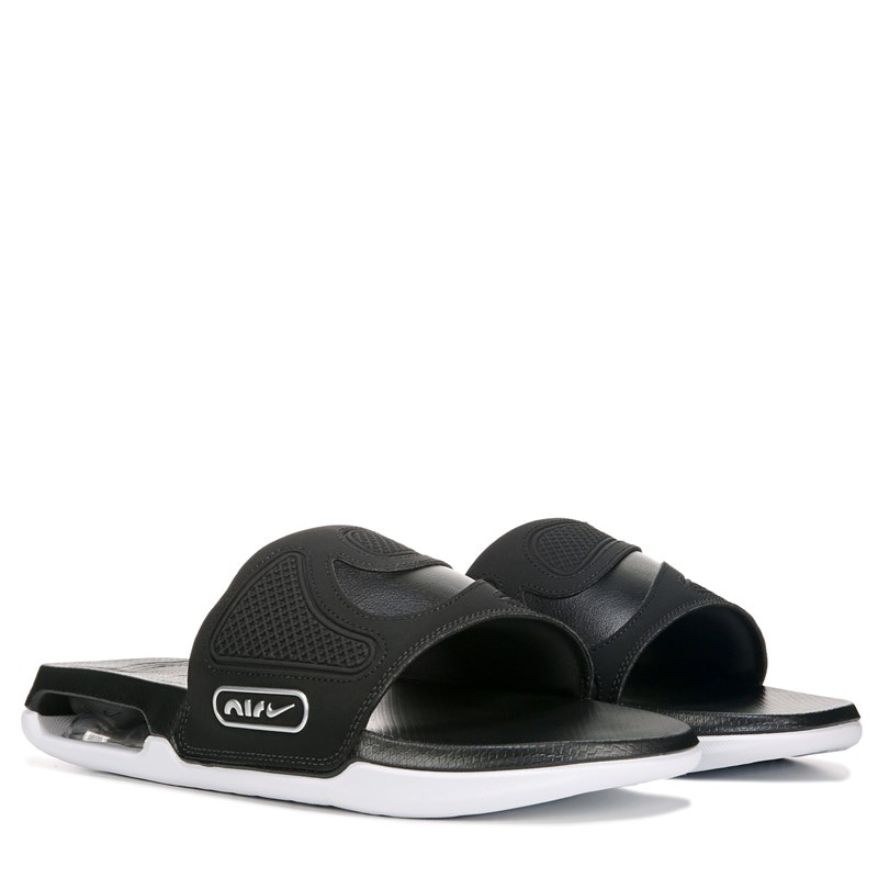 Nike Men's Air Max Cirro Slide Sandals (Black/White) - Size 10.0 M