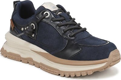 Women's Leotina 2 Sneaker - Navy Blue Faux Leather