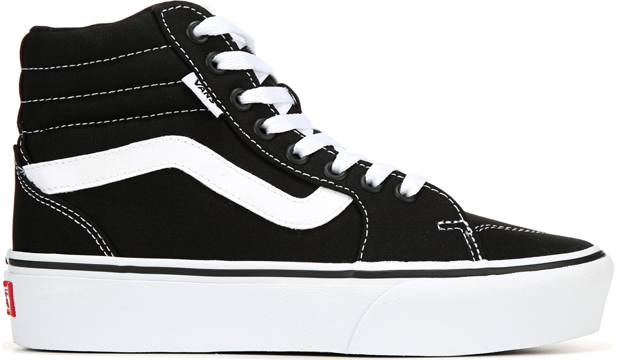 vans high tops womens black