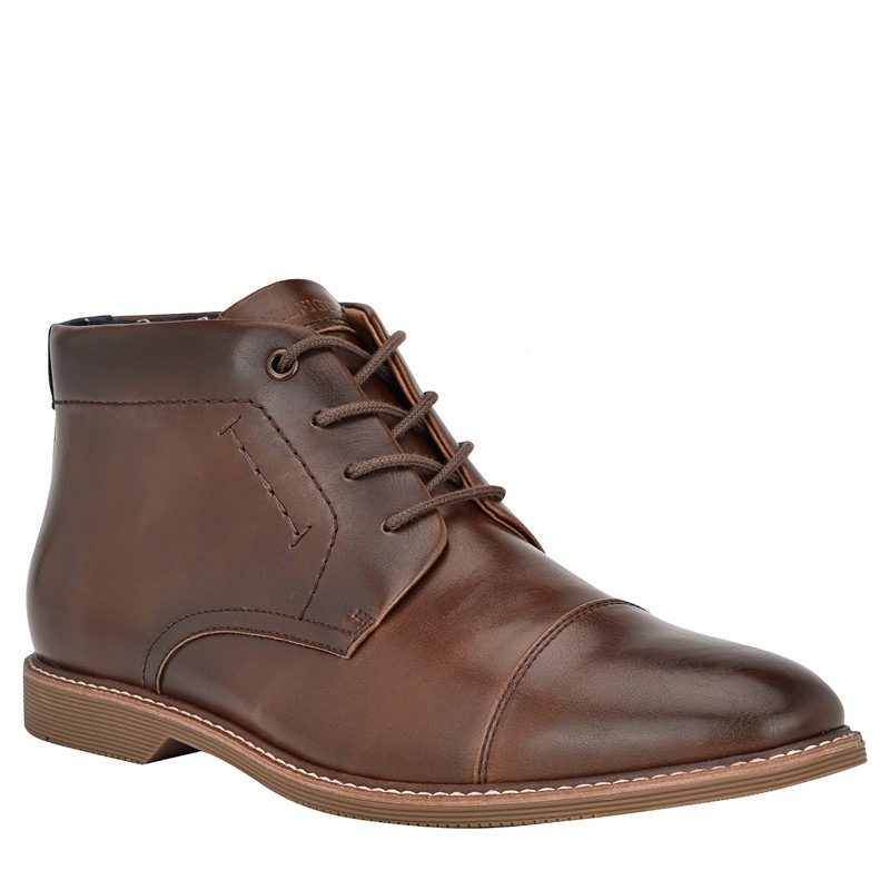 UPC 197016750279 product image for Tommy Hilfiger Men's Rawstin Chukka Boots (Brown Synthetic) - Size 8.0 M | upcitemdb.com