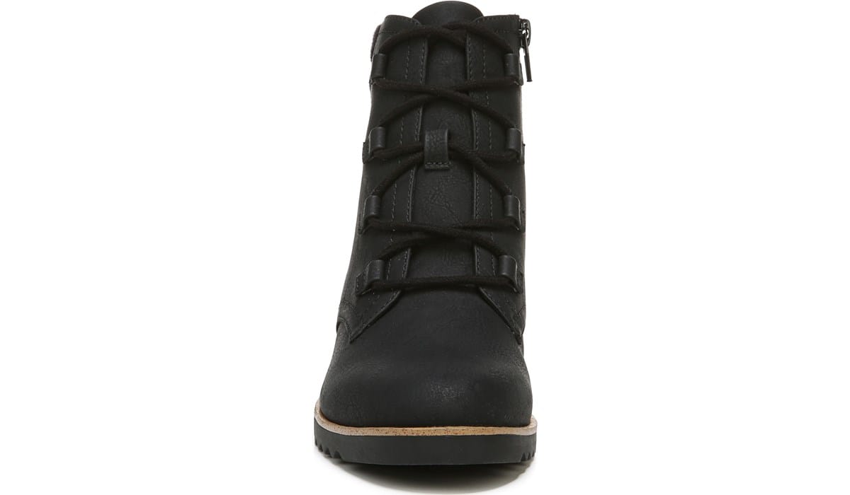 Medium/Wide Lace Up Wedge Bootie, Boots 