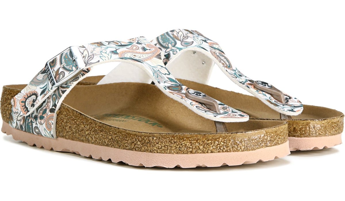 Birkenstock Women's Gizeh Vegan Footbed Sandal | Famous Footwear