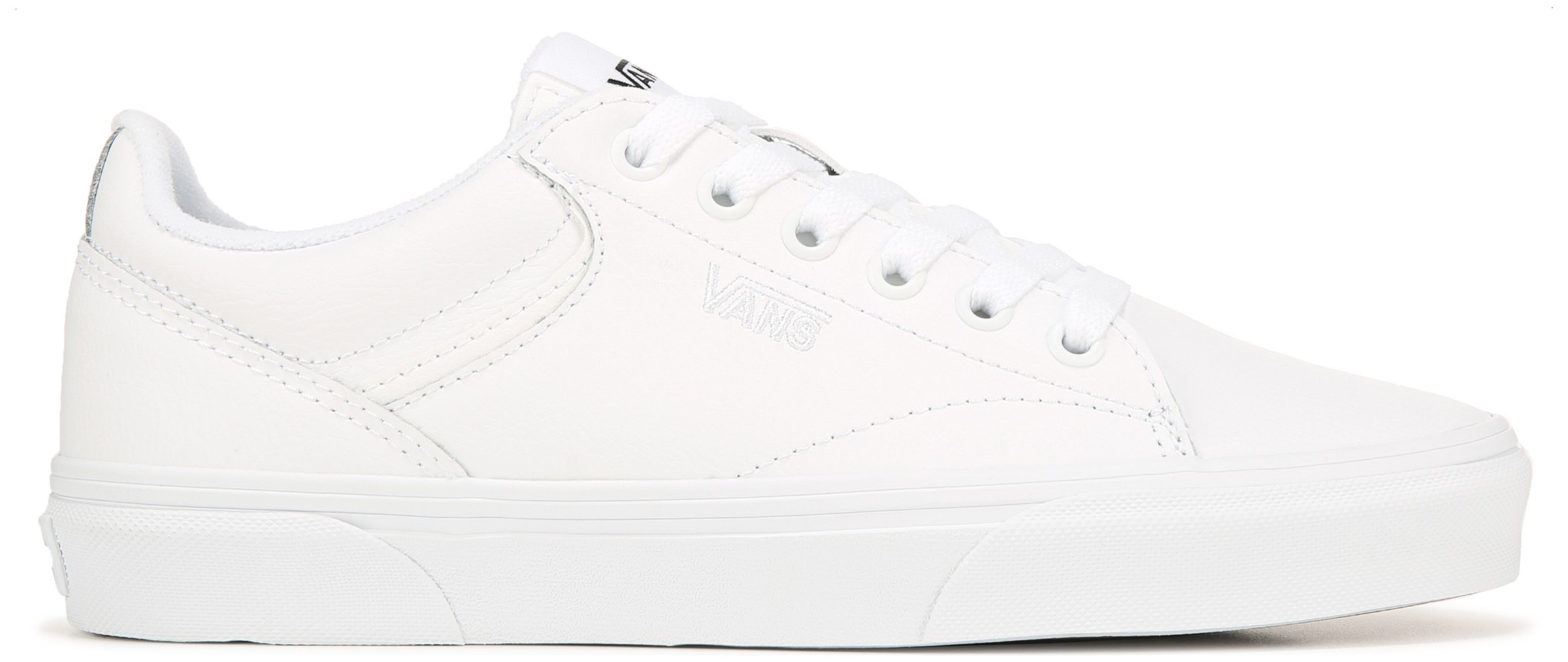 White leather deals vans women