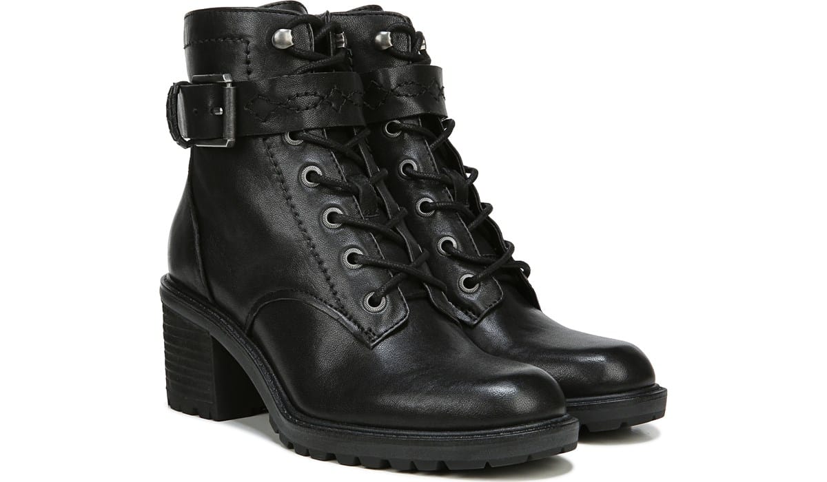 Gemma Lace Up Block Heel Boot, Boots 