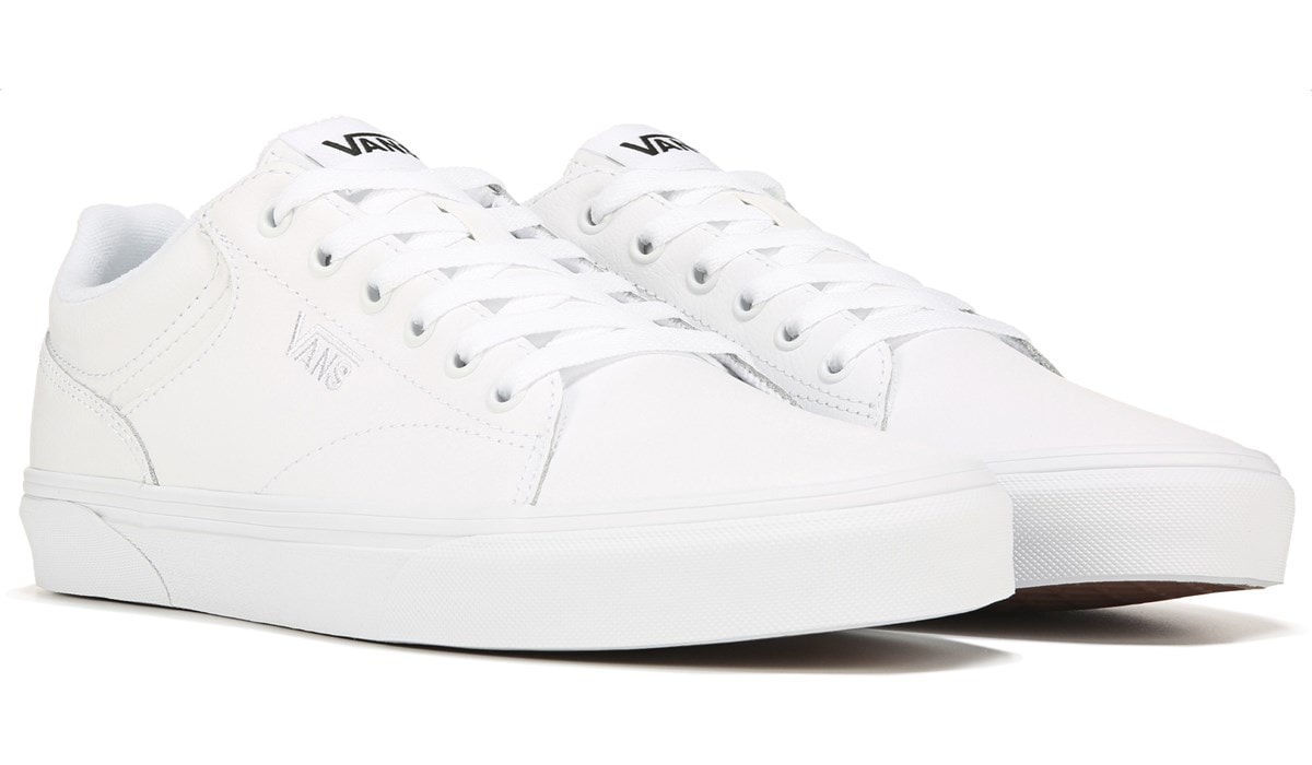 white men's vans shoes