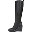 Women's Iggy Tall Shaft Leather Wedge Boot - Left