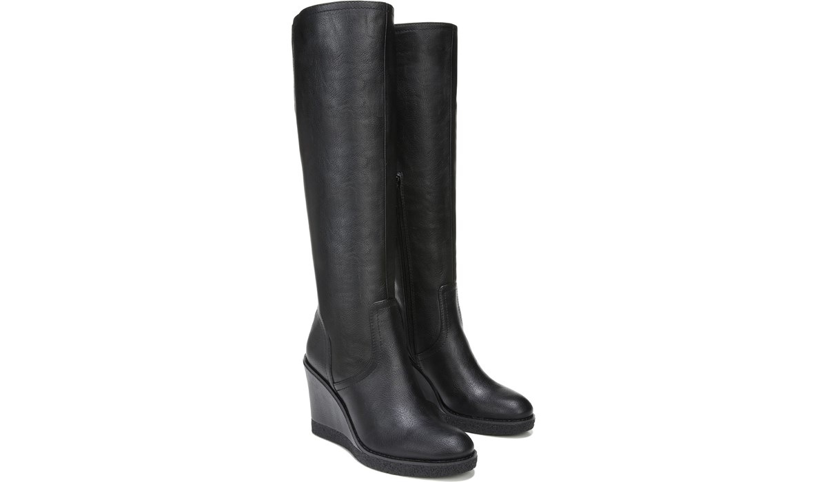 Women's Iggy Tall Shaft Leather Wedge Boot - Pair