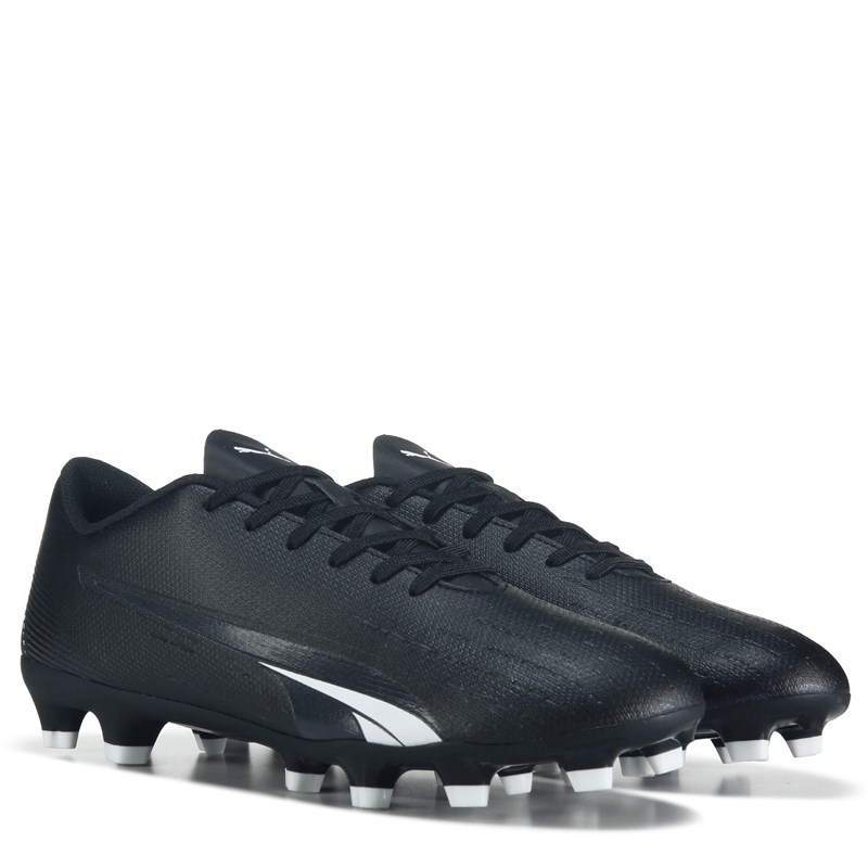 Puma Men's Ultra Play Soccer Cleats Shoes (Black/White) - Size 10.0 M