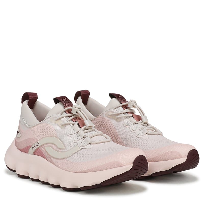 Ryka Women's Podflow Ez 2 Walking Sneakers (Snowline Ecru Mesh) - Size 9.0 W