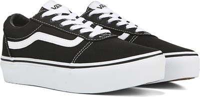 black high top vans platform