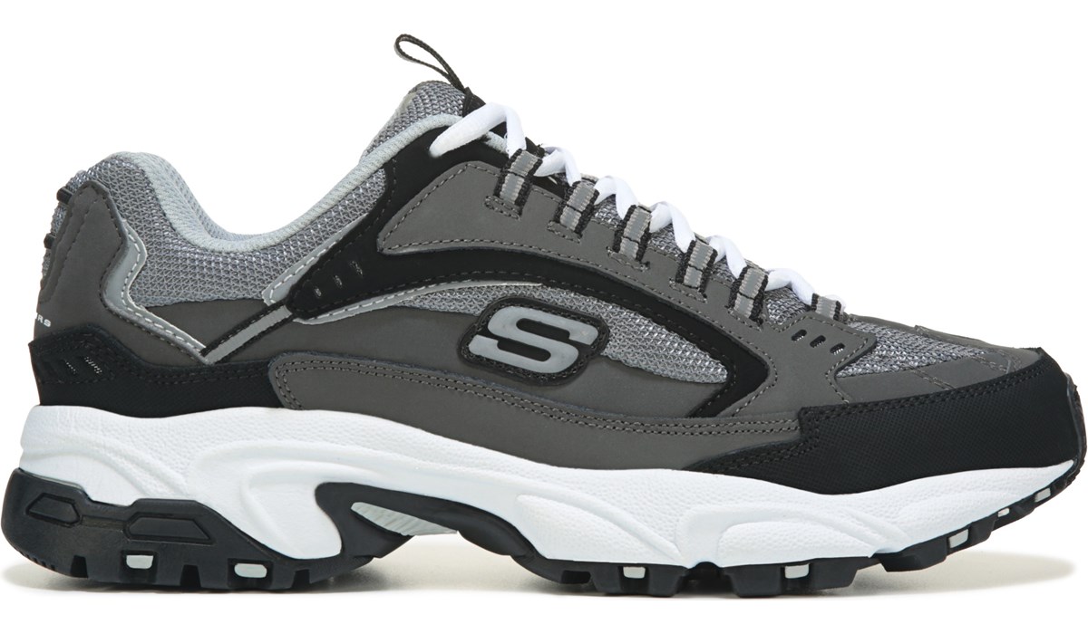 Fremmedgørelse hun er godkende Skechers Men's Stamina Cutback Memory Foam X-Wide Sneaker Black, Sneakers  and Athletic Shoes, Famous Footwear