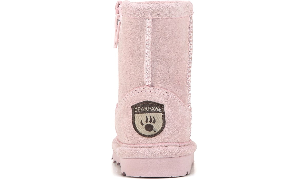 Bearpaw Kids' Elle Zip Short Water Resistant Boot Toddler/Little Kid |  Famous Footwear