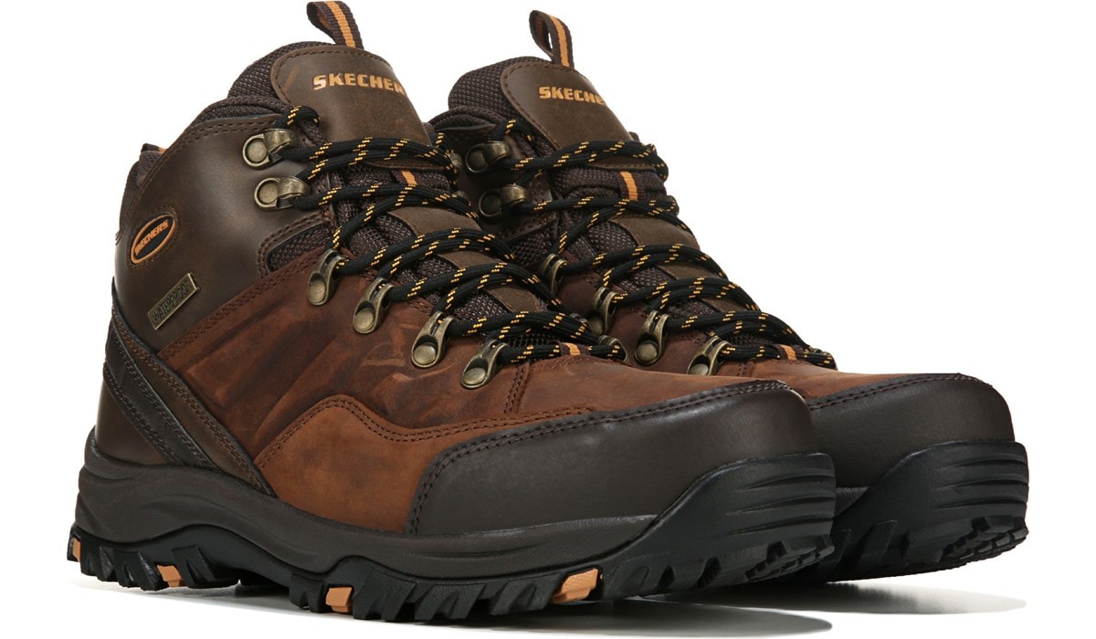 skechers boots brown