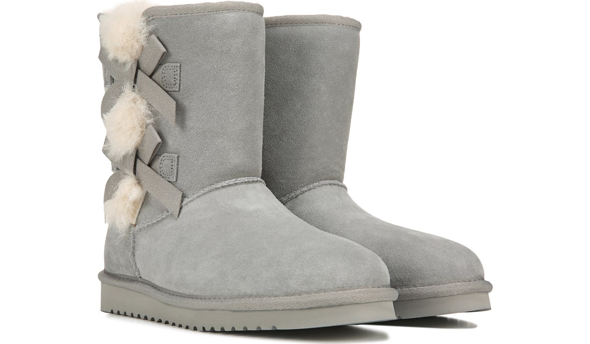 Victoria Short Boot Grey, Boots 