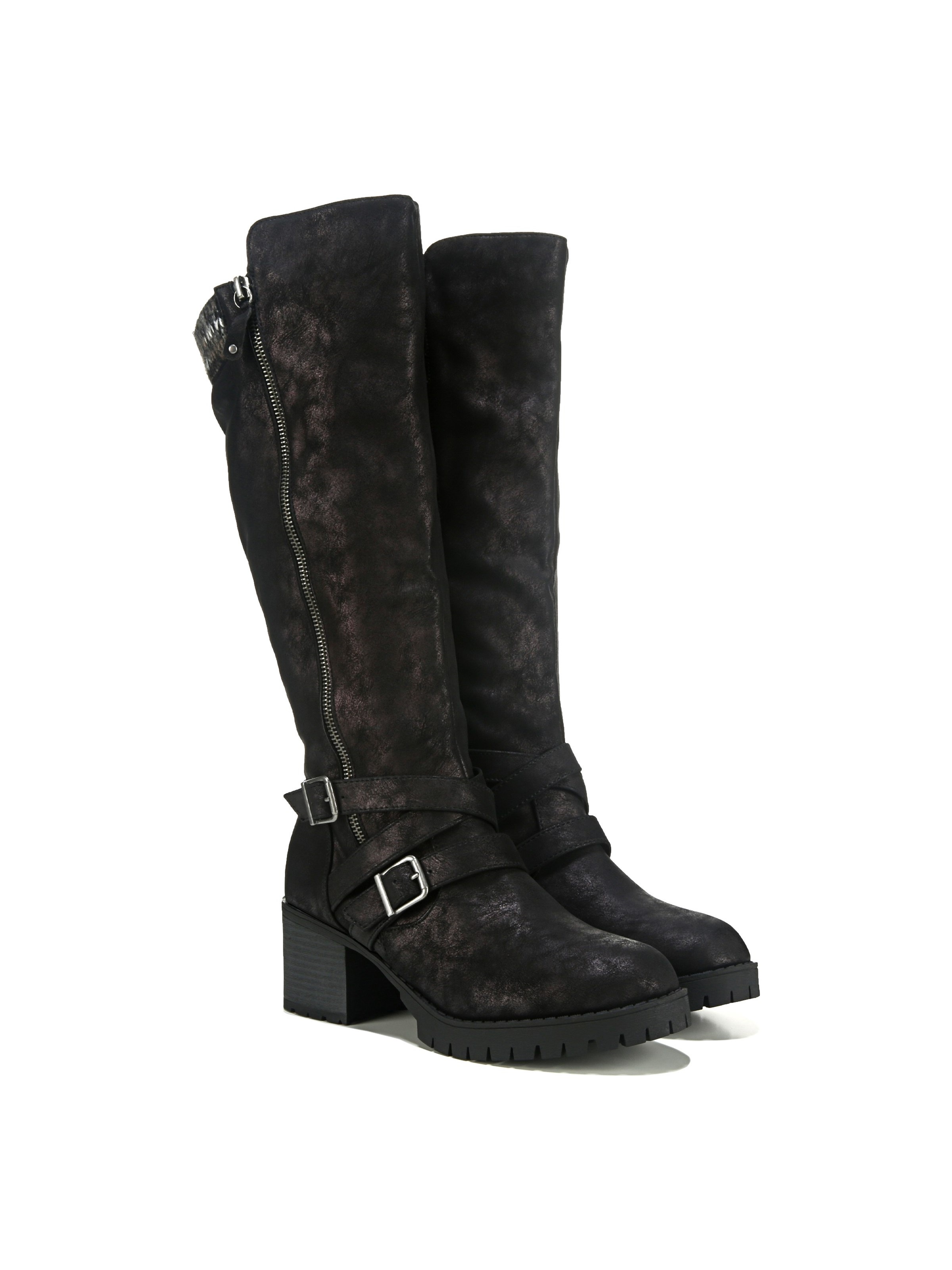 jelly pop black boots