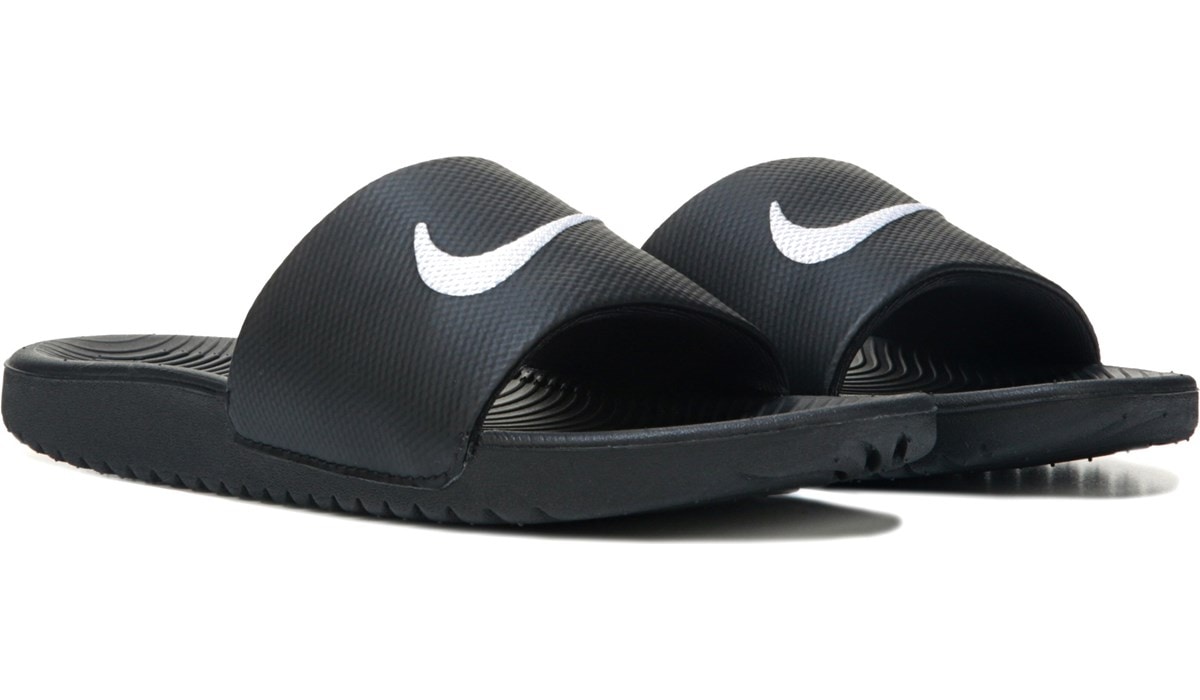 kids black nike sandals