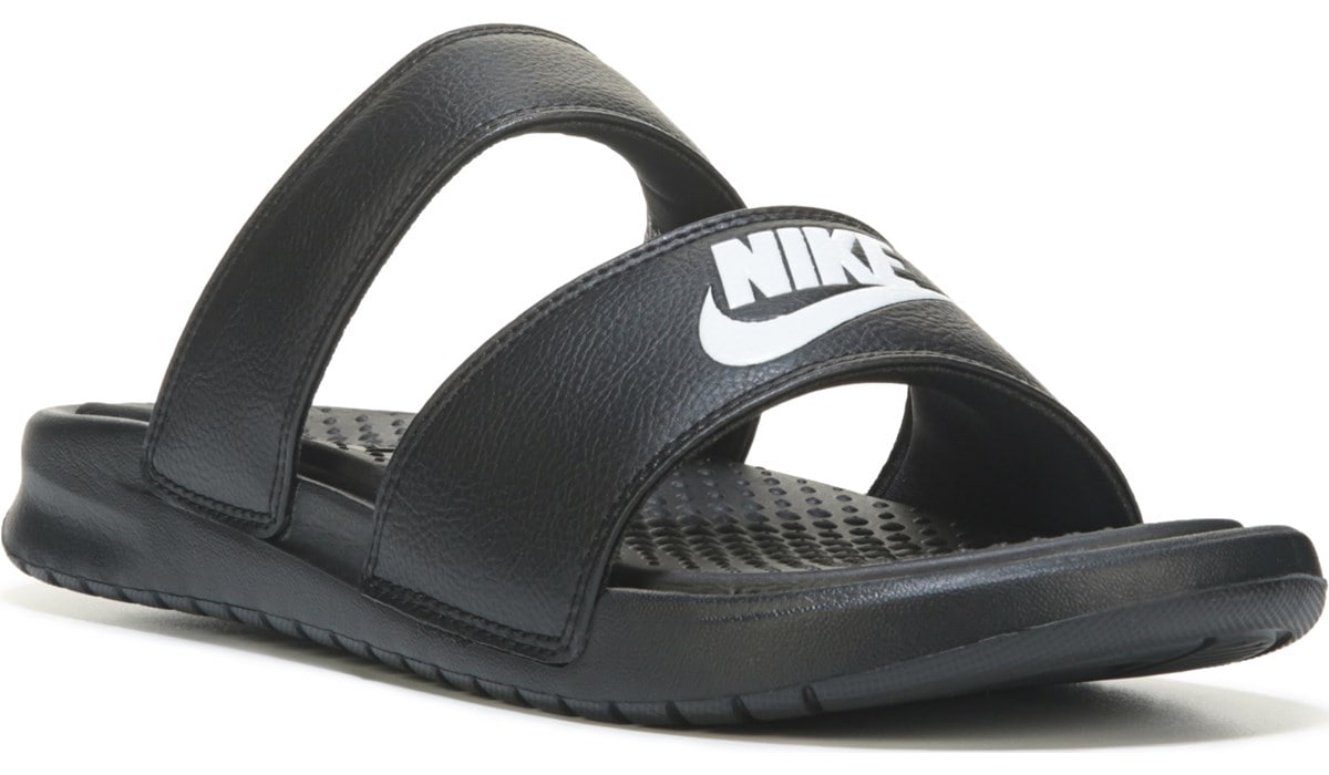 nike benassi duo flat sandals