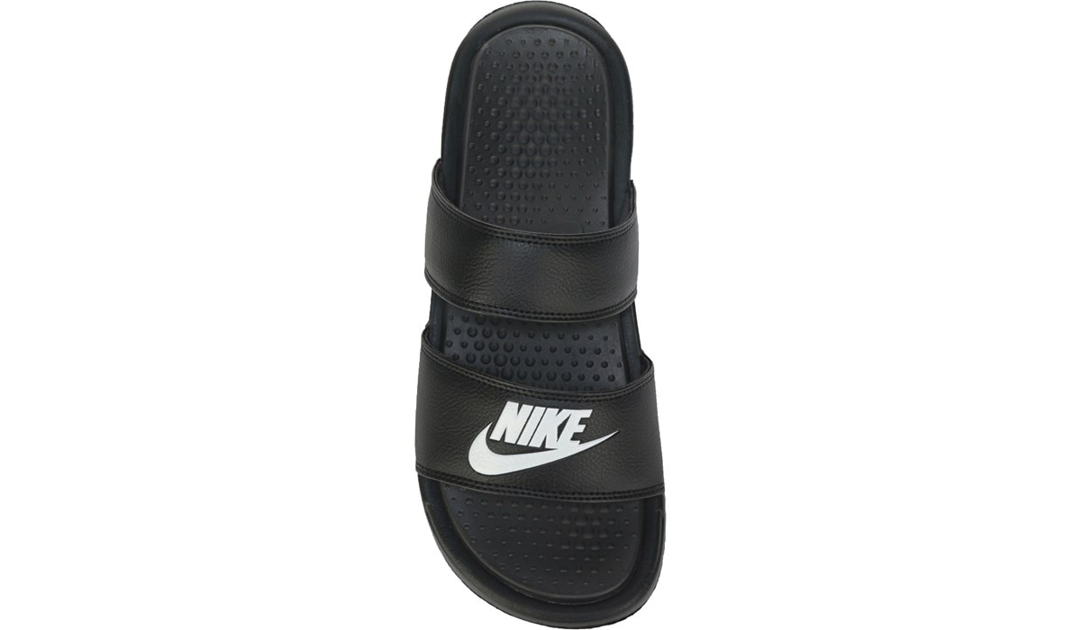 double band nike slides