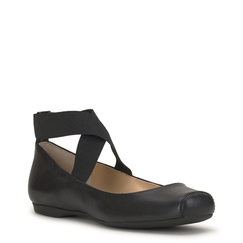 Jessica Simpson Women's Mandalaye Flat Shoes (Black/Black) - Size 6.5 M
