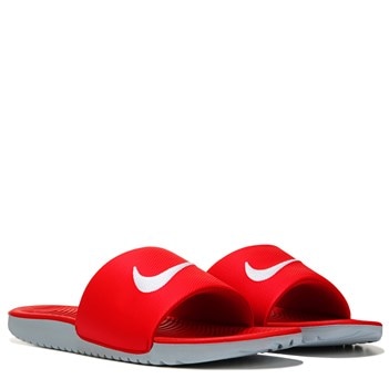 red nike kawa slides