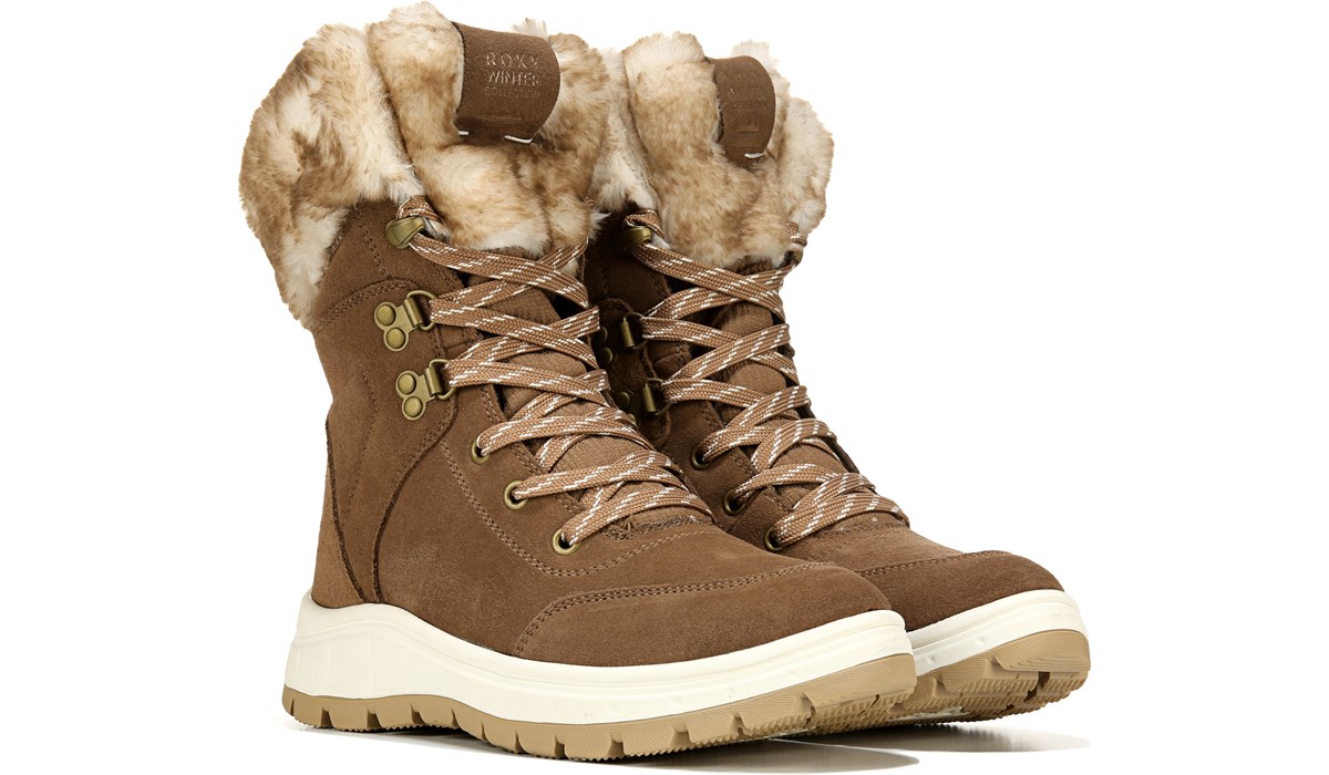 brown waterproof boots womens