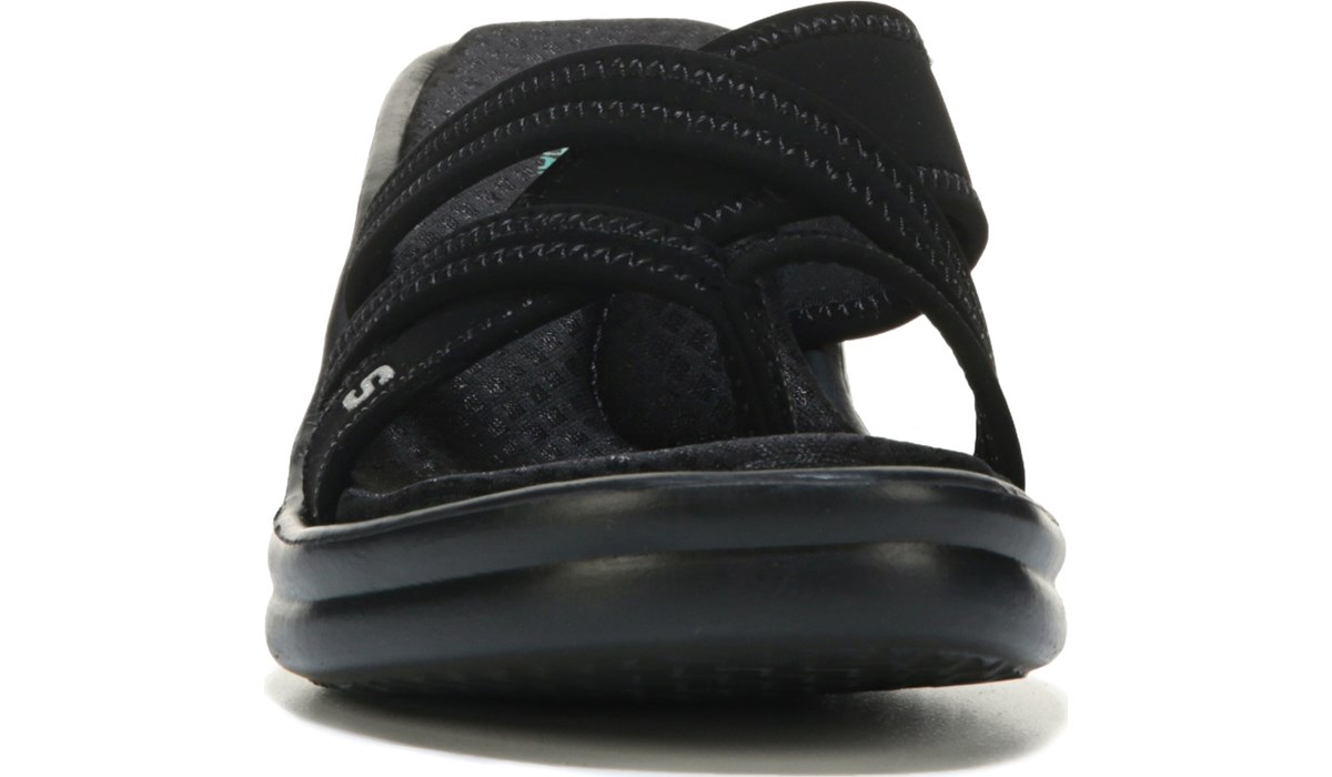 skechers womens young at heart wedge sandals