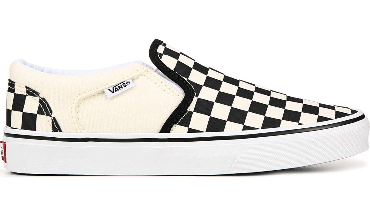 black slip on vans famous footwear