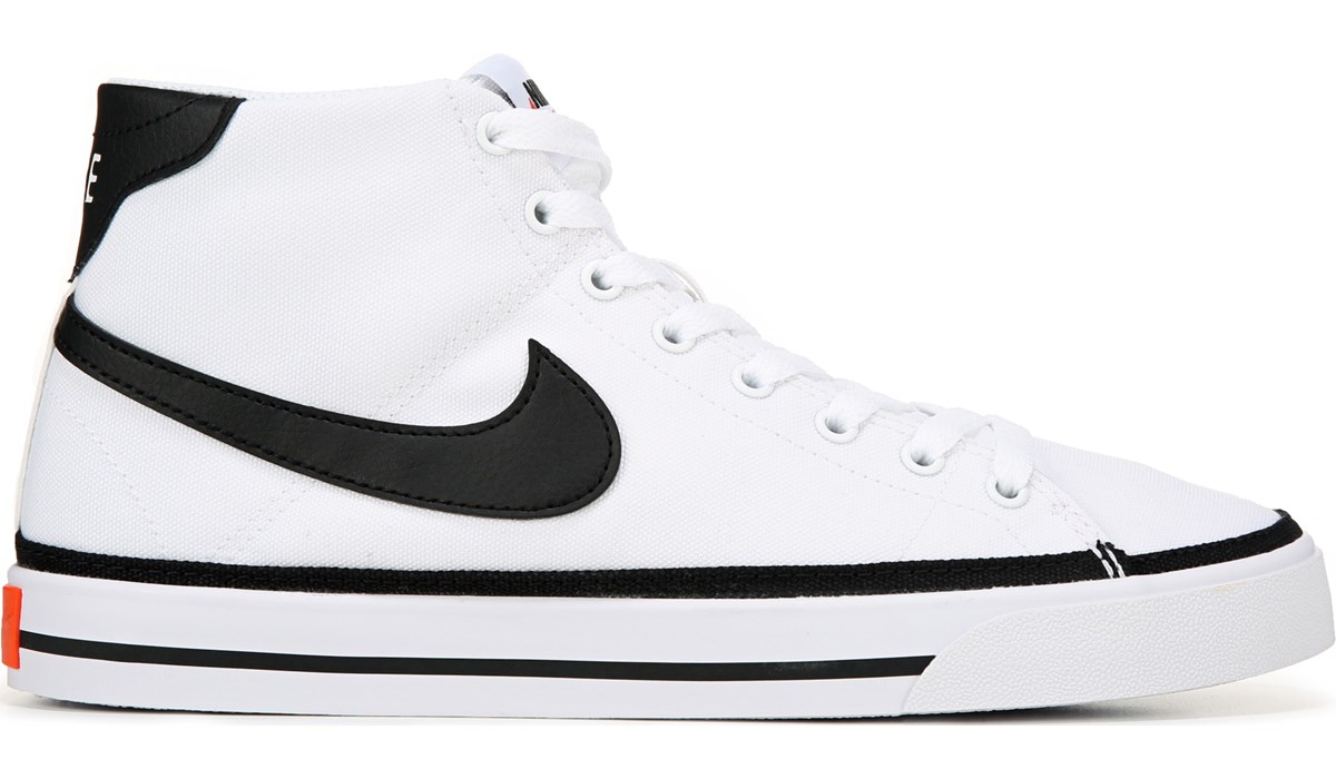 Nike Women's Court Legacy Mid Canvas Sneaker White, Sneakers and Athletic  Shoes, Famous Footwear