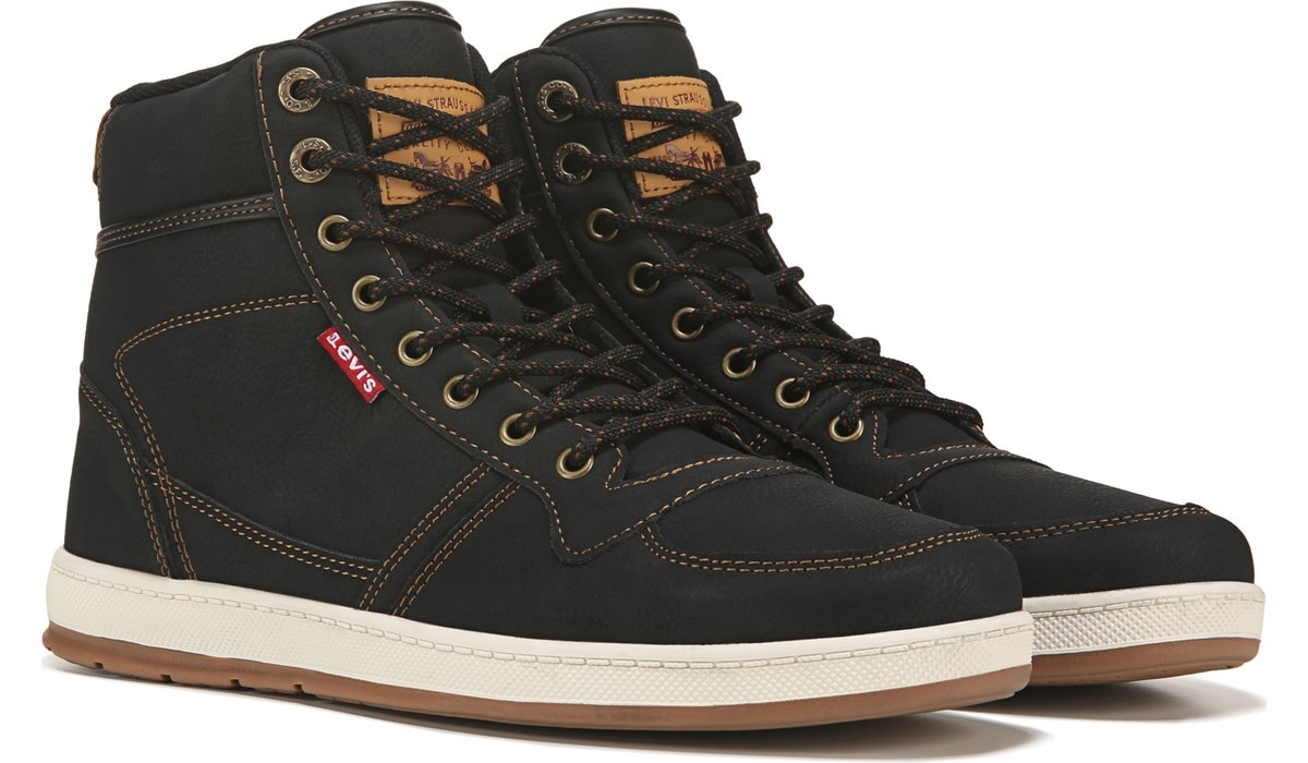 levi's high top mens shoes