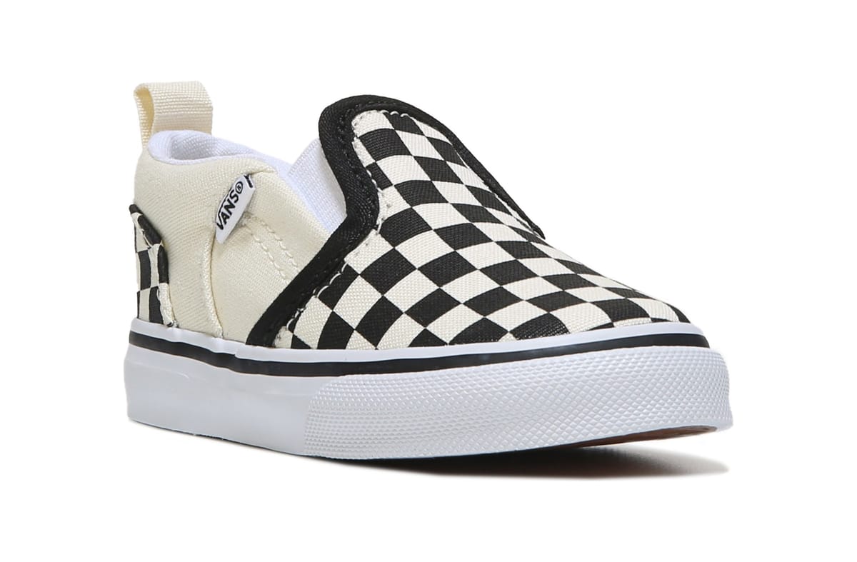 Vans Kids' Asher Slip On Sneaker Toddler | Famous Footwear
