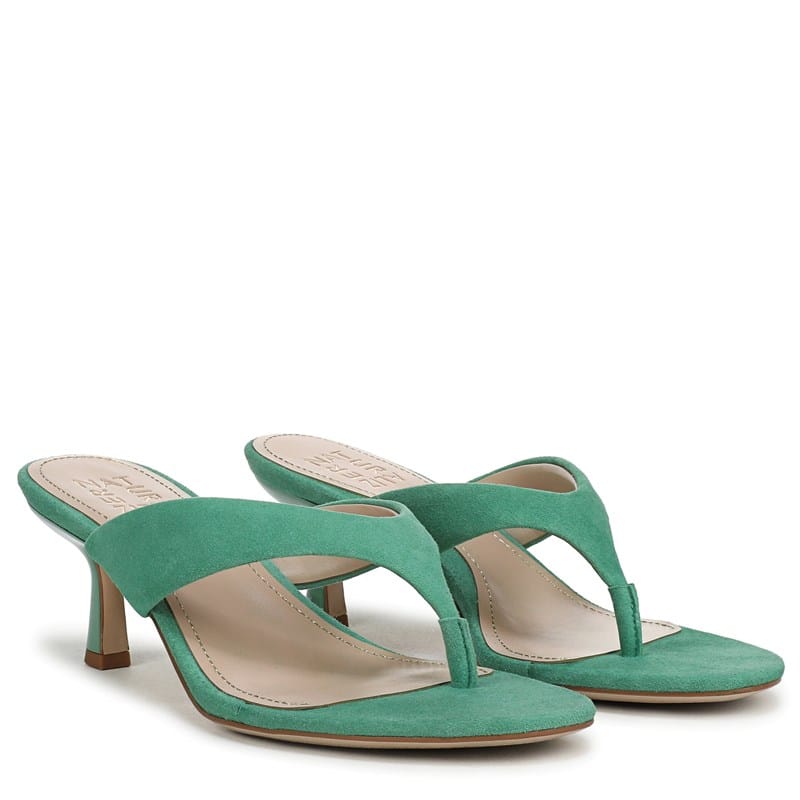 Naturalizer Women's Tressa Dress Sandals (Emerald Green Suede) - Size 5.5 M