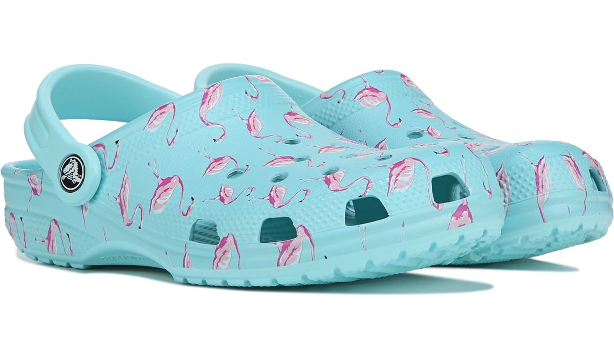 womens blue crocs