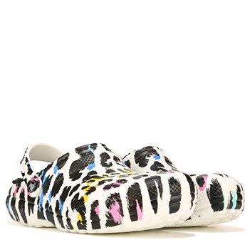 fuzzy crocs cheetah