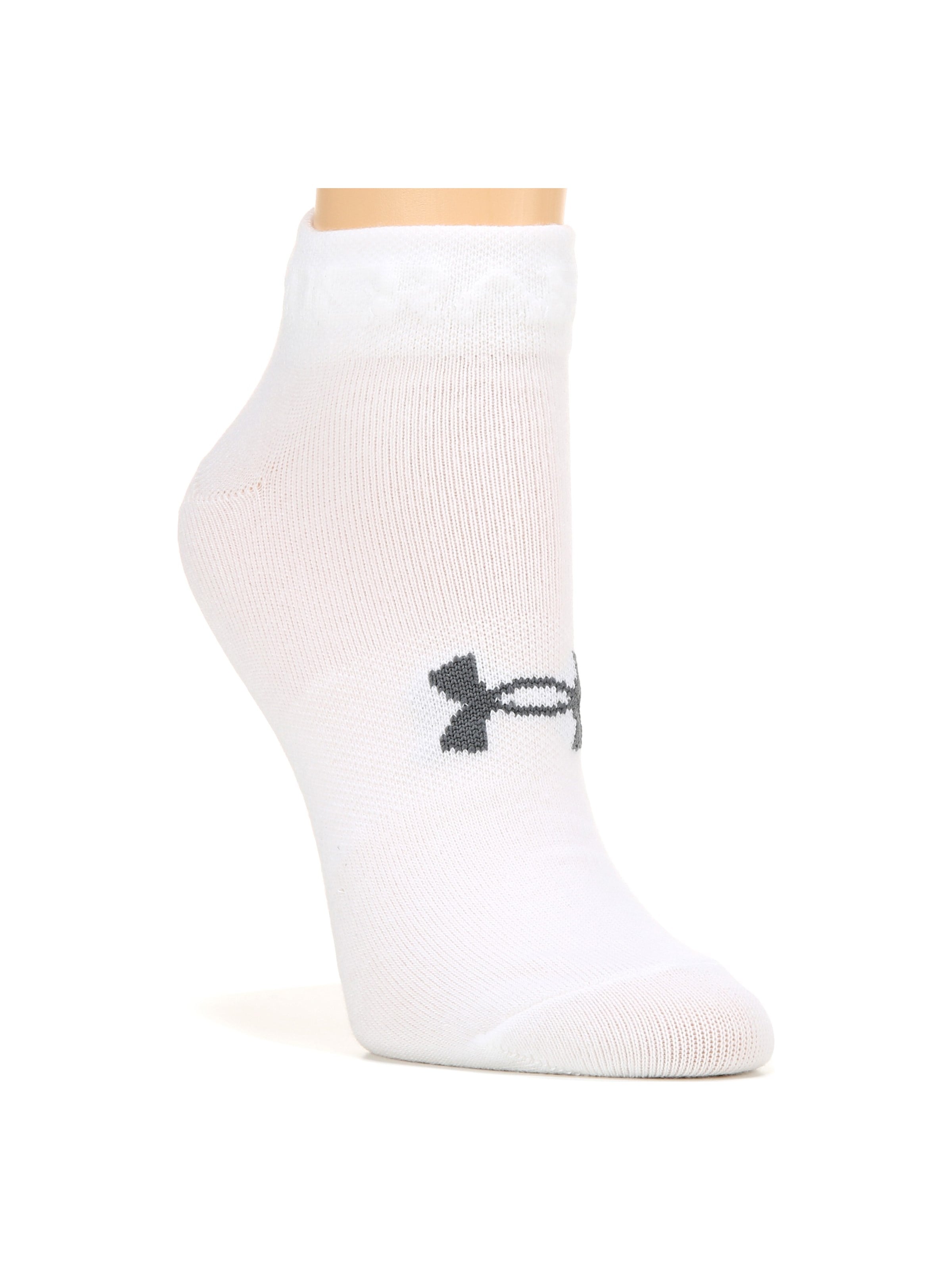 Value Pack of 12 Women's All White Thin and Lightweight Low Cut Ankle Socks 