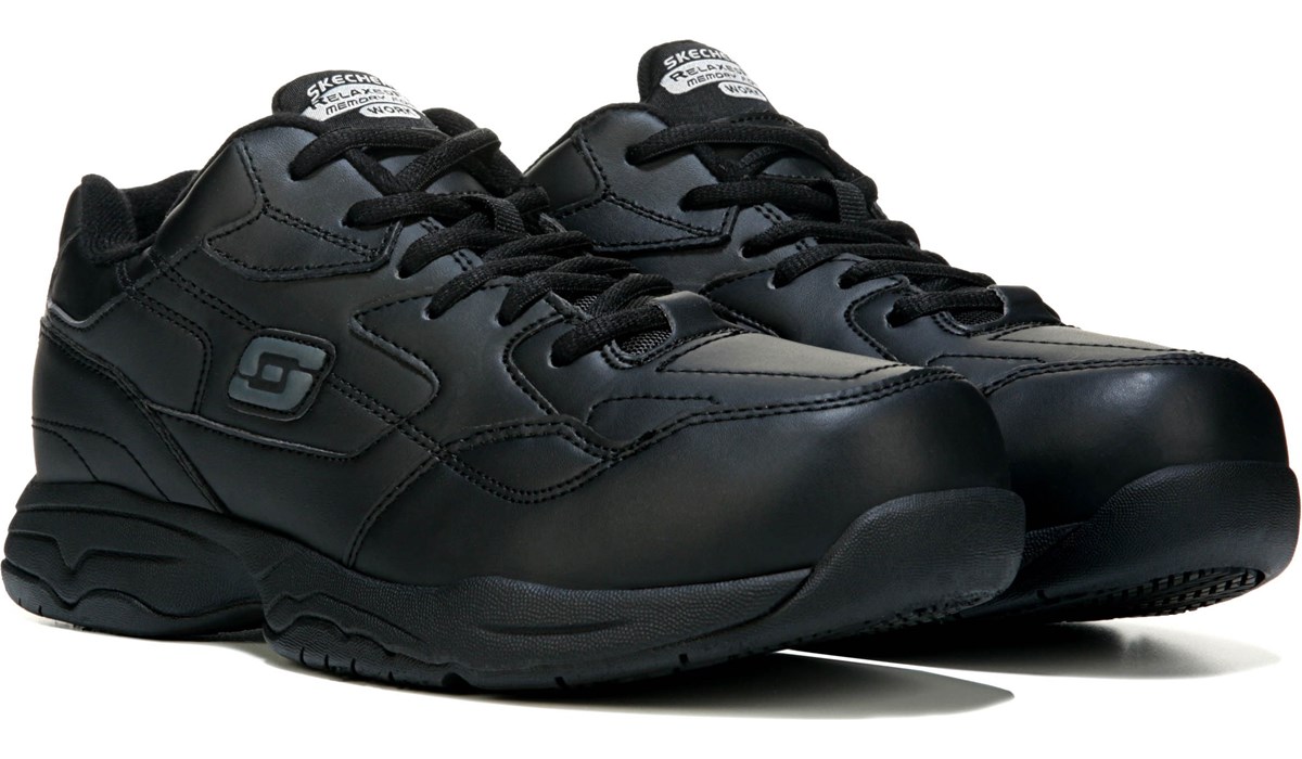 skechers memory foam all black