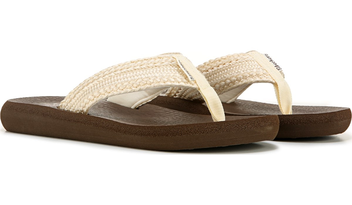 Skechers Women's Asana Hidden Valley Flip Flop Sandal | Famous Footwear