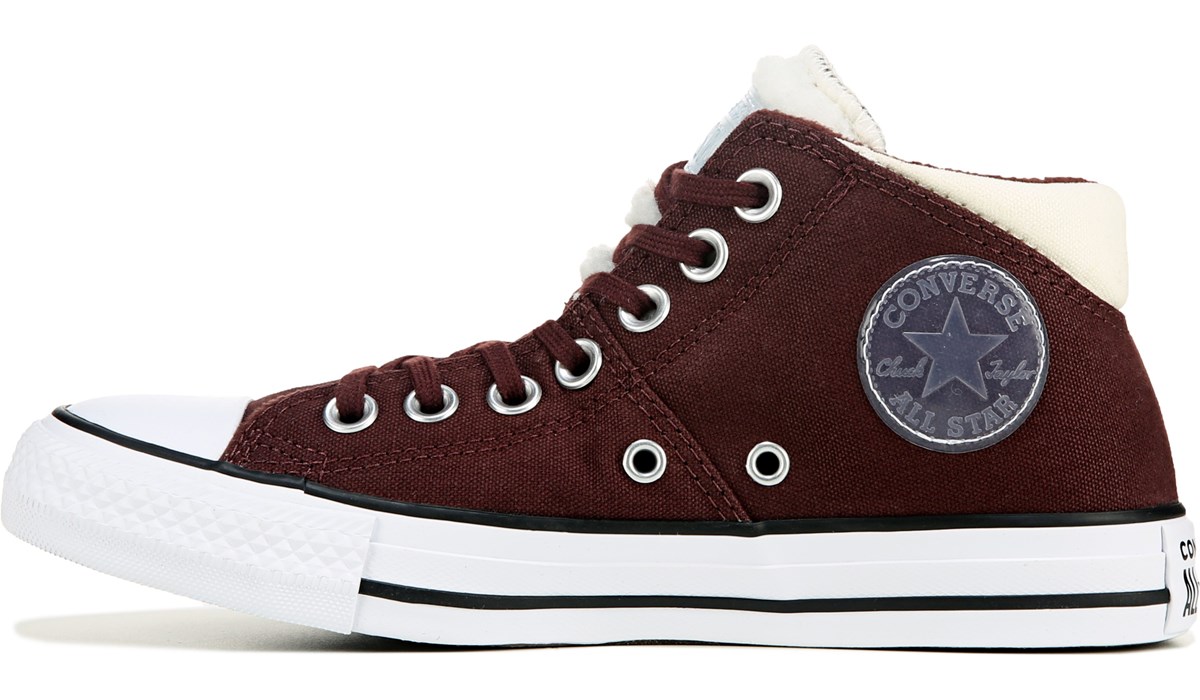womens burgundy converse high tops