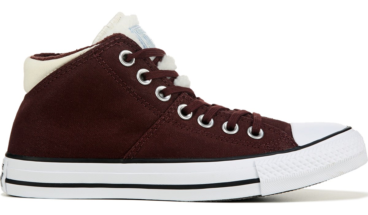 burgundy converse famous footwear