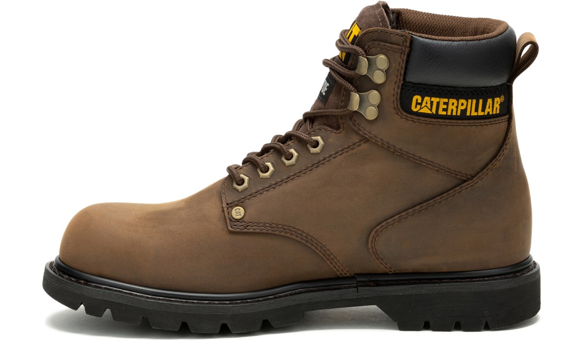 Caterpillar Men s Second Shift Steel Toe Work Boot Famous Footwear