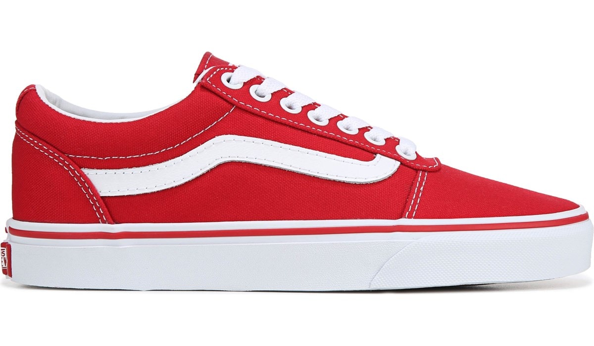 Vans Men's Ward Low Top Sneaker Red 